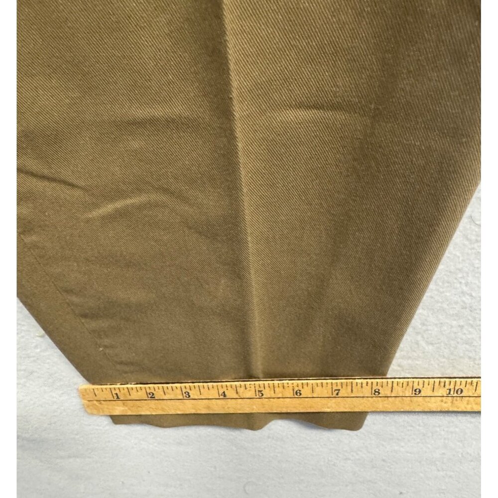 Levis Sportswear Womens Elastic Waist Tan Khaki Pants Size 14 - Picture 10 of 11